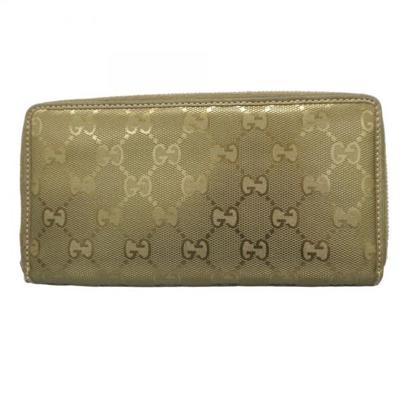 Long Wallet GG Imprime 212110 PVC Brown Silver Hardware...